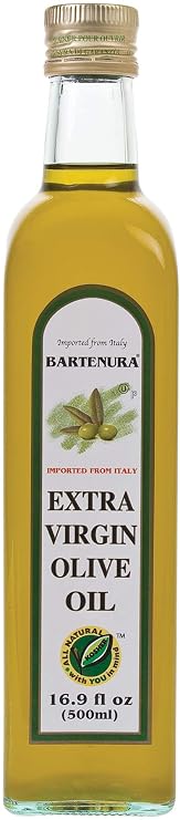 Bartenura Extra Virgin Olive Oil 16.9oz | Cold Pressed | Ultra Premium | Chef Grade, Fine Tasting Italian EVOO | Restaurant Grade | All Natural | Kosher (including Passover) | Imported from Italy