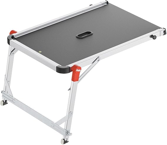 Hailo TP2 Pro Staircase Platform for Step Stools & Ladders, 330 lbs Capacity
