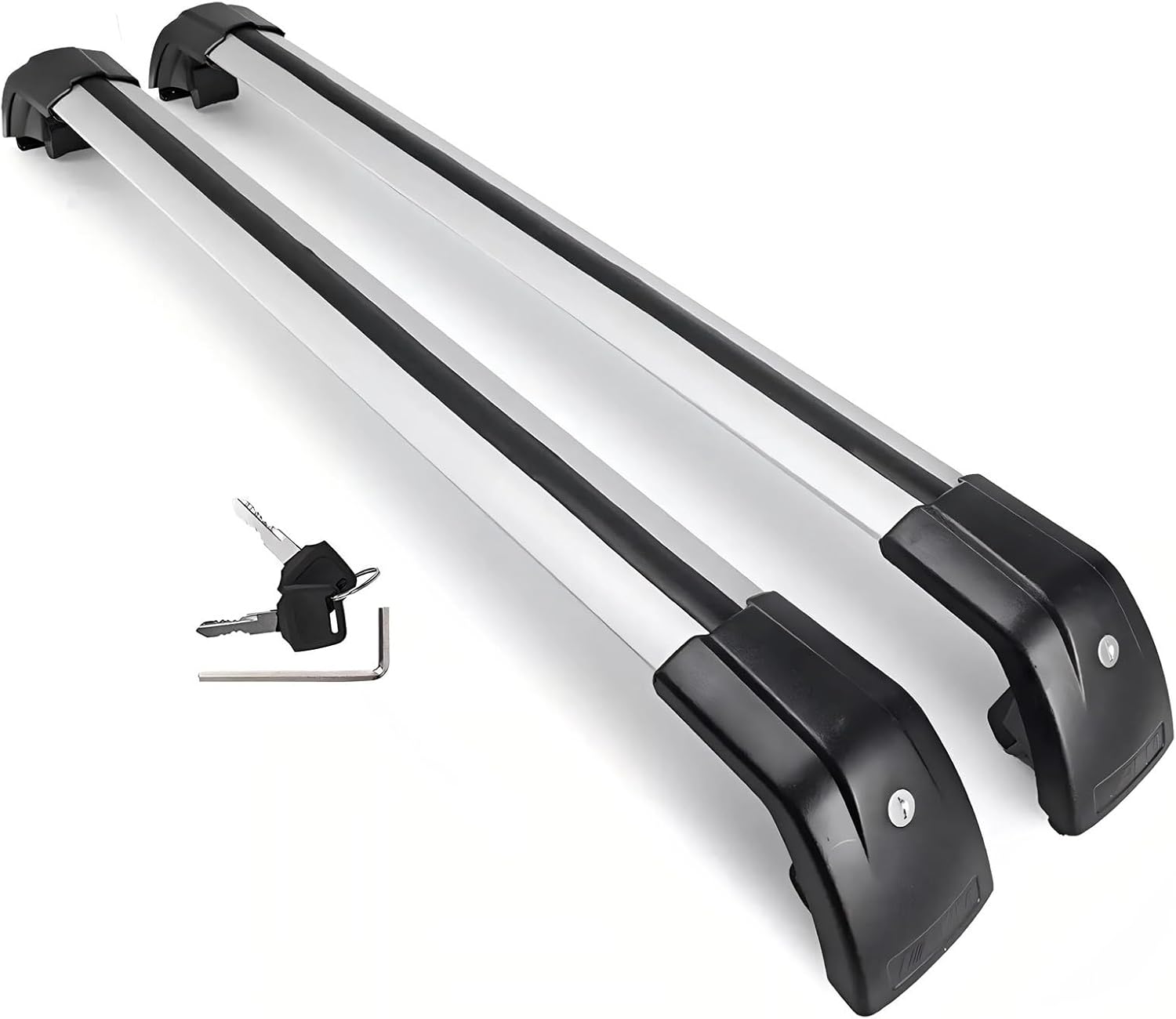 2PC Cross Bars Compatible with Lexus RXL RX350L RX450hL 2017-2020 Crossbar Luggage Carrier Roof Rack Rail Carrier Lockable Cargo BarsSilver Black
