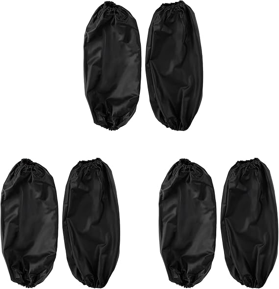 Surblue 3 Pairs Waterproof Oversleeves Reusable Arm Sleeve Cover For Dish Washing, Gardening, Cleaning Fish, Car Washing, Painting and Dog Grooming