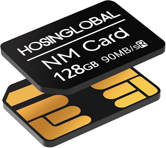 Enhanced Version NM Memory Card 128GB 90MB/S Nano Memory Card Nano Card only Suitable for Huawei P60/P60pro/P50/P40 Series/Mate XT X5 /Mate60 Series/Mate50/honor30pro Magic 6/ Series Nano 128GB Card