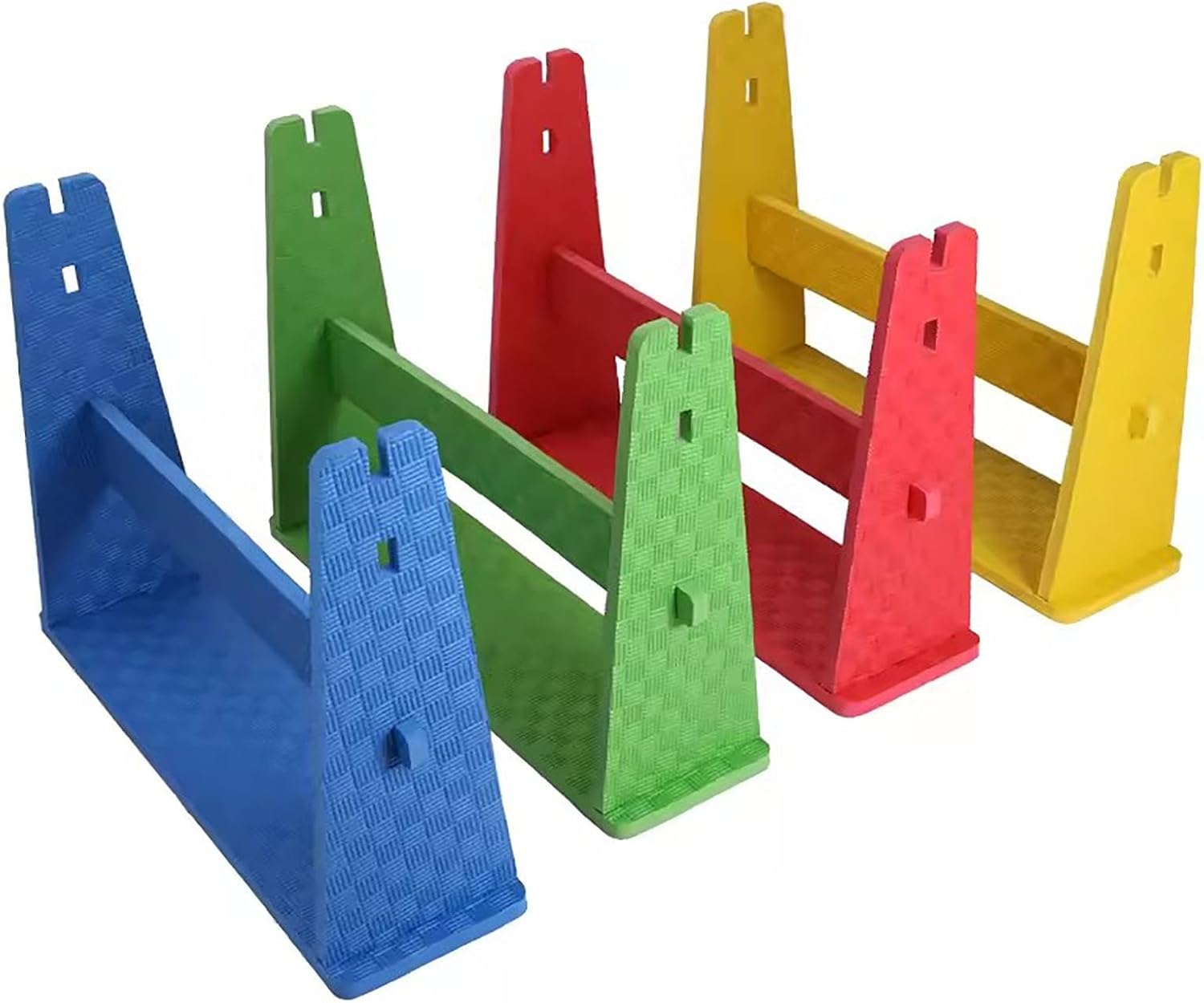 4 Pack of Foam Agility Hurdles,Lightweight & Soft Speed Hurdles Training Hurdles for Kids，Children,Hurdles Training Equipment for Soccer, Football, or Plyometric Training