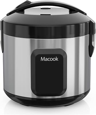 Small Rice Cooker and Food Steamer, 3-4 Cups Uncooked6-8 Cups Cooked Mini Rice Maker, Removable Non-Stick Pot Suitable for Cooking, Soups, Stewing, Steaming, Automatic Keep Warm Function