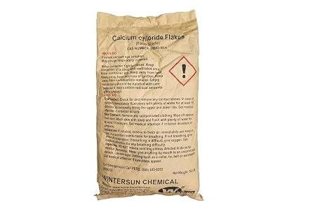 Calcium Chloride Flakes FCC [CaCl2] [CAS_10043-52-4] 77+%, White (50 Lbs Bag) by Wintersun Chemical