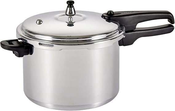 Mirro Polished Aluminum 10-PSI Pressure Cooker Cookware, 8-Quart, Silver, (7114000231)