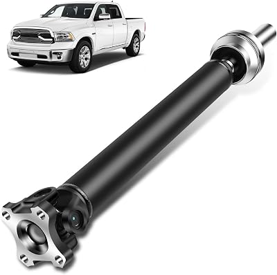 33.12 Front Driveshaft Assembly Drive Shaft Propeller Shaft For Fit for 2012 Ram 1500| 2013-2017 1500, Automatic 6 Speed Trans [4WD, Replaces# 52123021AD 52123021AE 938-090 65-3019