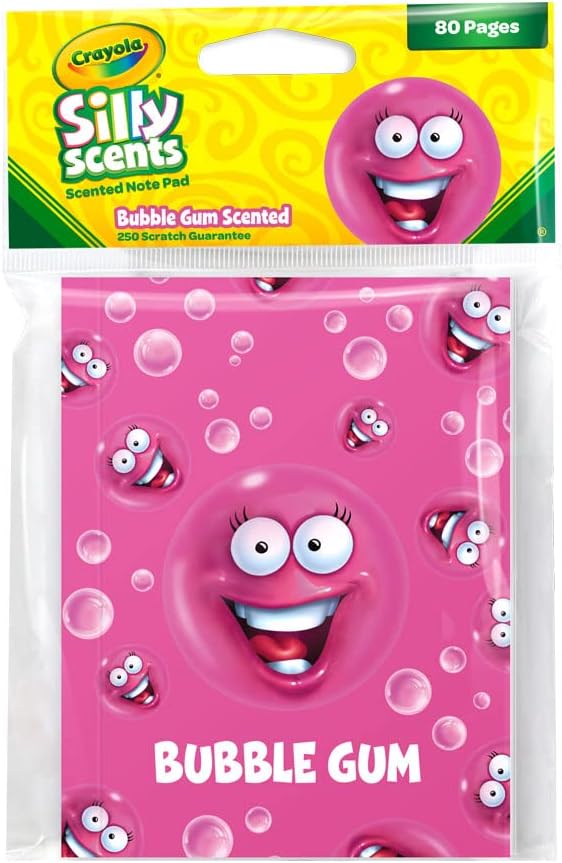 Crayola Silly Scents Sketch & Sniff Note Pad (Bubble Gum)