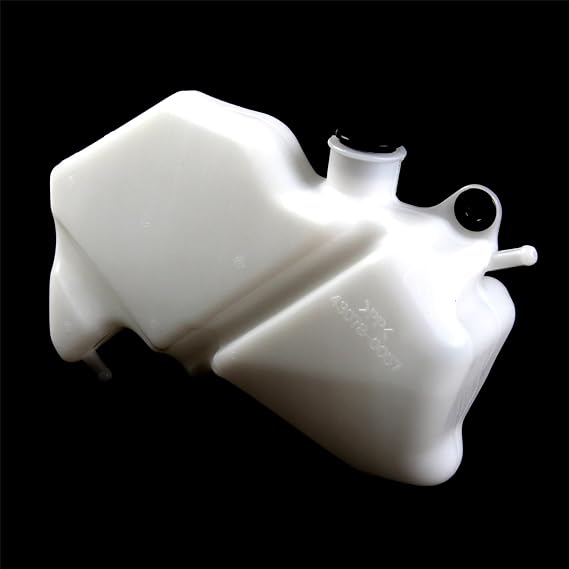Radiator Water Coolant Reservoir Overflow Tank w/Cap Compatible with Kawasaki Ninja ZX-6R ZX6R ZX636 2009-2012