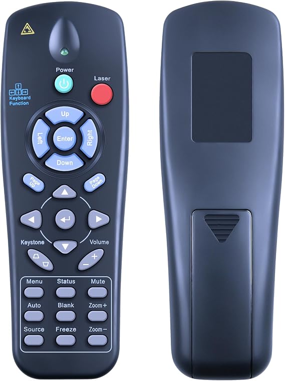 Replacement Remote Control Compatible for Vivitek Projector D751ST D755WT D832MX D825MX D825MS D820MS D7 D8 Series and More