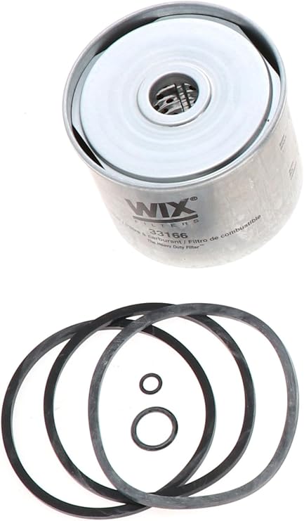 WIX 33166 Fuel Filter Replacement Compatible with CAV Fuel Systems (10 Micron)