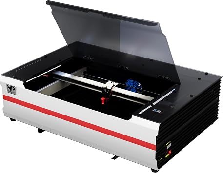 Monport Reno Pro 65W Desktop CO2 Laser Engraver&Cutter,16x24 Workbed Laser Engraving Machine with New Semi-Autofocus,Control Panel,2 Working Platforms,Z-axis Adjustable for Wood Acrylic Glass More...