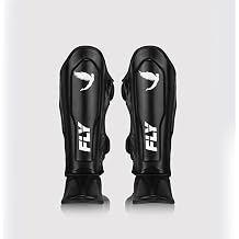 Fly Sports Premium Boxing and Martial Arts Equipment | Leather Shin Protectors | Spectre M 2.0