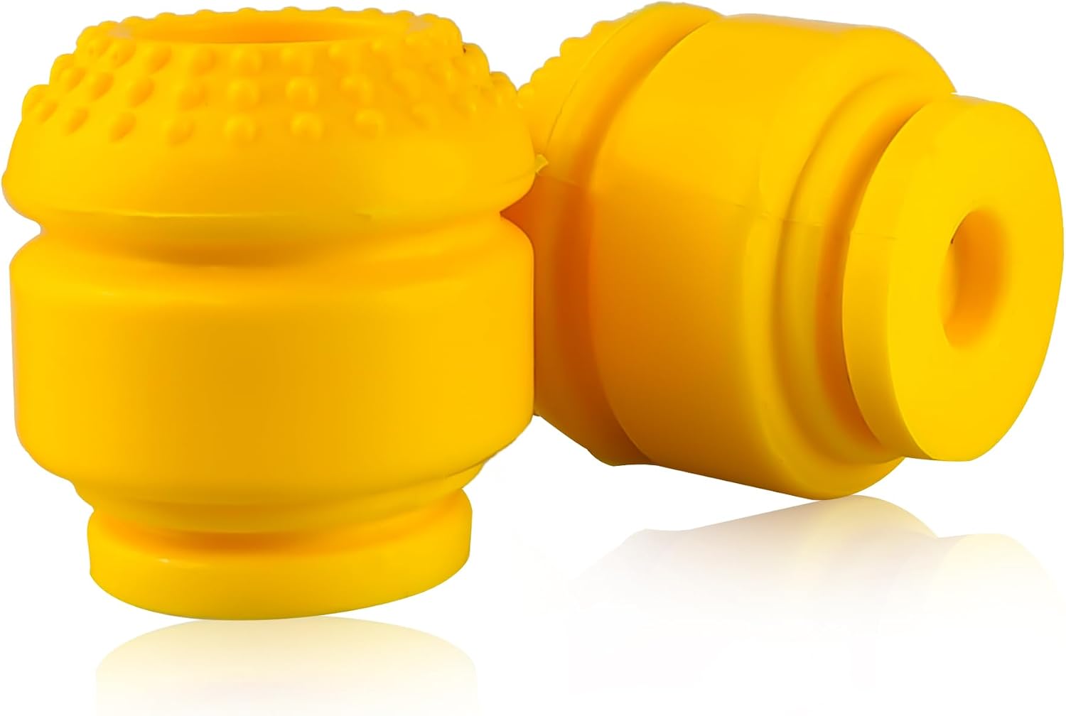 Front Bump Stop, Suspension Bumper Fit for Ford F250 F350 4WD 2005 2006 2007 2008 2009 2010 2011-2024 (Pack of 2 yellow)