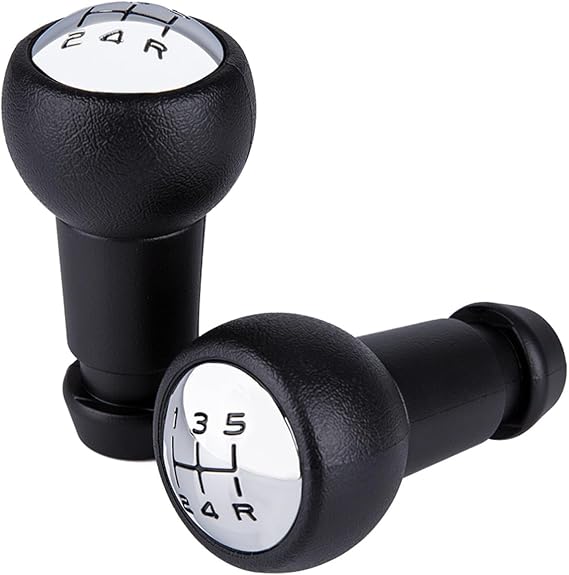 5-Speed Car Gear Shift Knob Shifter Lever for Peugeot 106 107 205 206 207 306 406 307 308 3008 Citroen Picasso Saxo C1 C2 C4 Berlingo, Replacement Manual Transmission Gear Shift Stick Knob