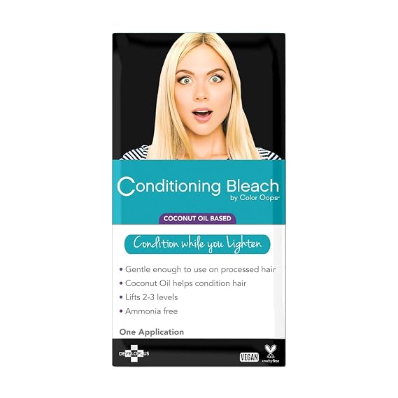 Color Oops Conditioning Bleach with Coconut Oil, 1 Application