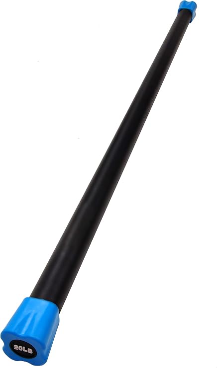 Fitvids Total Body Workout Weighted Bar Weighted Workout Bar Weighted Exercise Bar, Multiple Sizes
