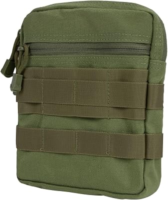 Condor General Purpose Pouch Olive Drab, 6 14 W x 7 14 H x 1 12 D
