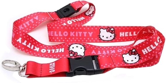 Plasticolor Licensed Hello Kitty Lanyard w/Key Chain Clip