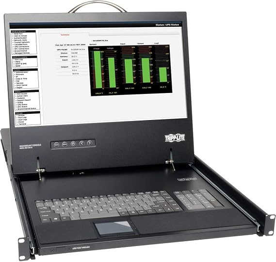 Tripp Lite B021-000-17 KVM Console Unit 1U Rackmount with 19-Inch LCD