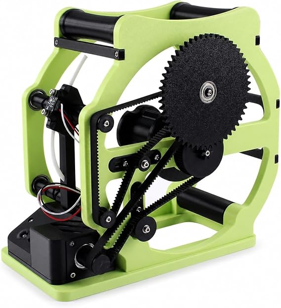 Elprico 3D Printer Filament Respooler, Double Layer Electric Filament Spool Winder and Automatic Wire Rewinder with Smart Auto Stop Sensor, for PLA PETG ABS TPU Nylon