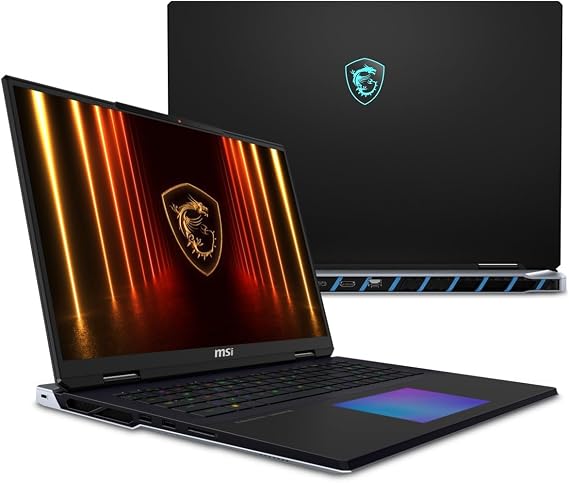 EXCaliberPC [2025] MSI Titan 18 HX AI A2XWJG-614US (Intel Core Ultra 9 285HX, 64GB DDR5 RAM, 4TB Gen5 + 8TB Gen4 SSD, NVIDIA GeForce RTX 5090, 18" UHD+ Mini LED, Windows 11 Pro) Gaming Laptop