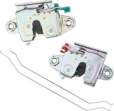 1Pair Tailgate Latch Lock with Control Link Compatible with Toyota Tundra 2007-2021 Replaces 65780-0C041 65790-0C041 65655-0C011 65656-0C011 Left Right Side
