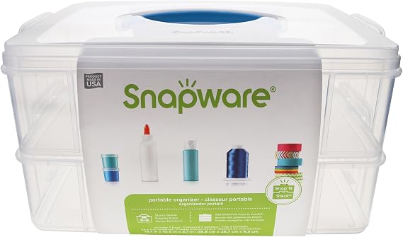 Snapware Snap 'N Stack Portable Storage Bin for Tools and Craft Storage