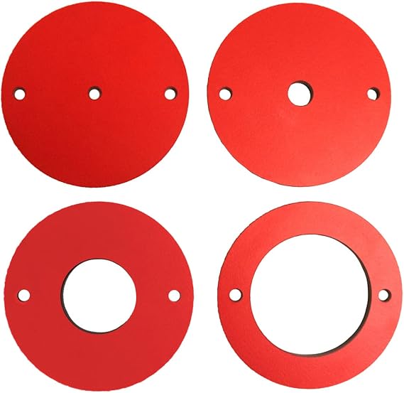 SawStop RT-PIR 4 Pc Phenolic Insert Ring Set for Router Plates