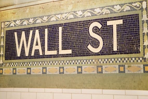 Wall Street Subway Tile New York City Stock Exchange Financial District Retro Image Classic Stock Market Cool Wall Art Print Poster 18x12