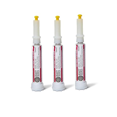 Beauty Secrets Drip & Clog Proof Nail Glue (3 Pack)