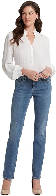NYDJ Women's Petite Marilyn Straight Jean