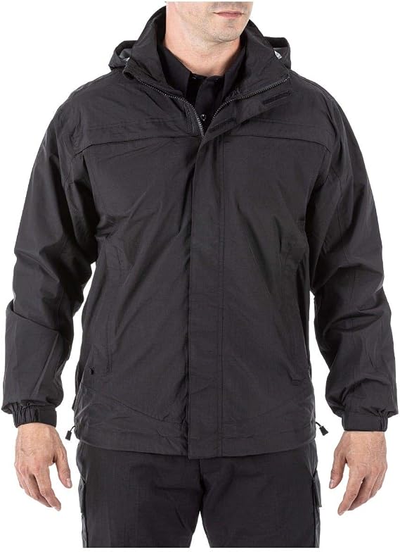 5.11 Tactical TAC Dry Rain Shell, Five Pocket Design and Breathable Nylon, Style 48098