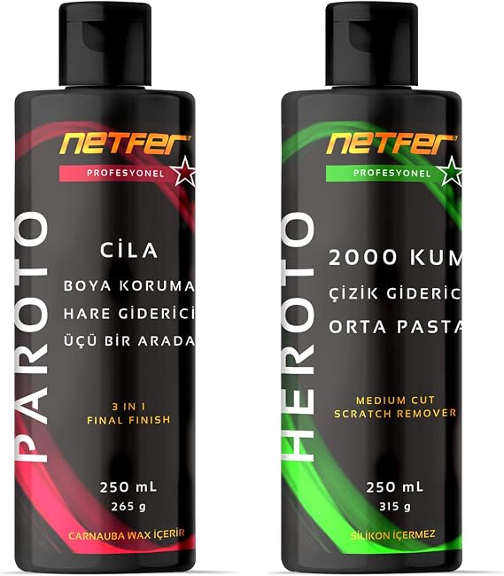 Netfer 2'li Orta Pasta Cila Set - 2x250 mL