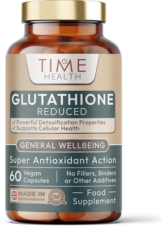 Glutathione Reduced - L-Glutathione 320mg - 60 Capsules - UK Made