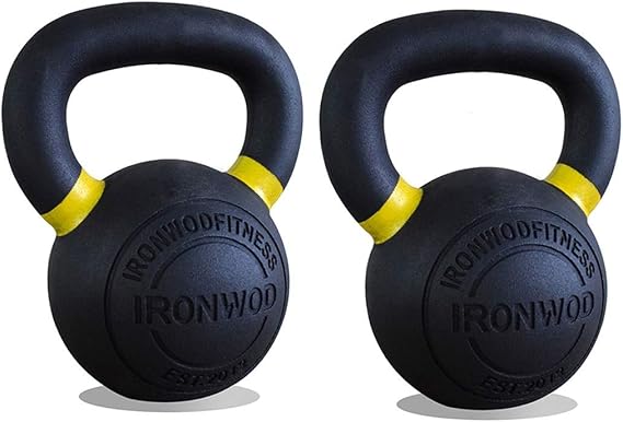 Kettlebells Men's Kettlebells in The Gym, Cast Iron Kettlebells for Home Fitness Equipment, Dumbbells for Men and Women (Color : 16 kg*2 Yellow)