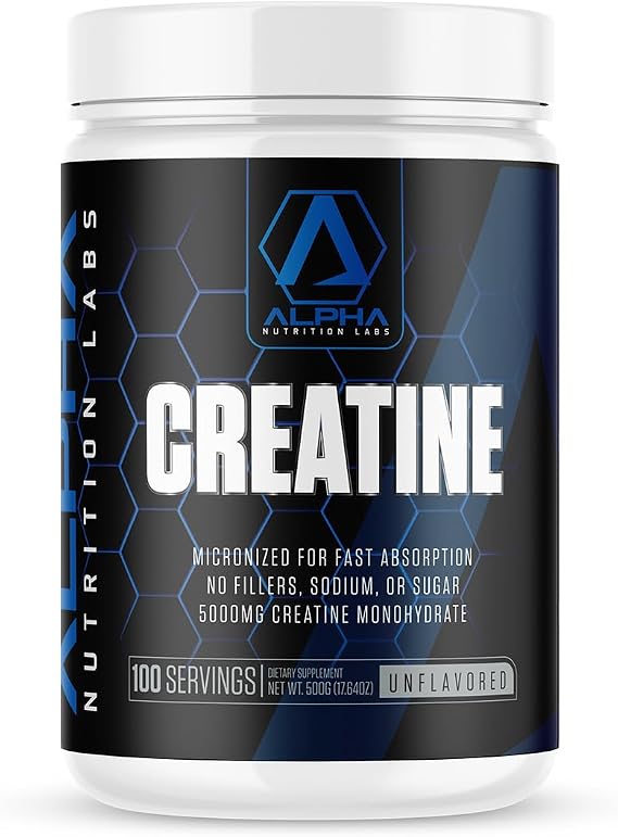 Micronized Creatine, Powder, Unflavored 500g