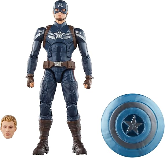 Hasbro Marvel Legends Series Captain America, Captain America: The Winter Soldier Collectible 6 Inch Action Figures, Marvel Legends Action Figures