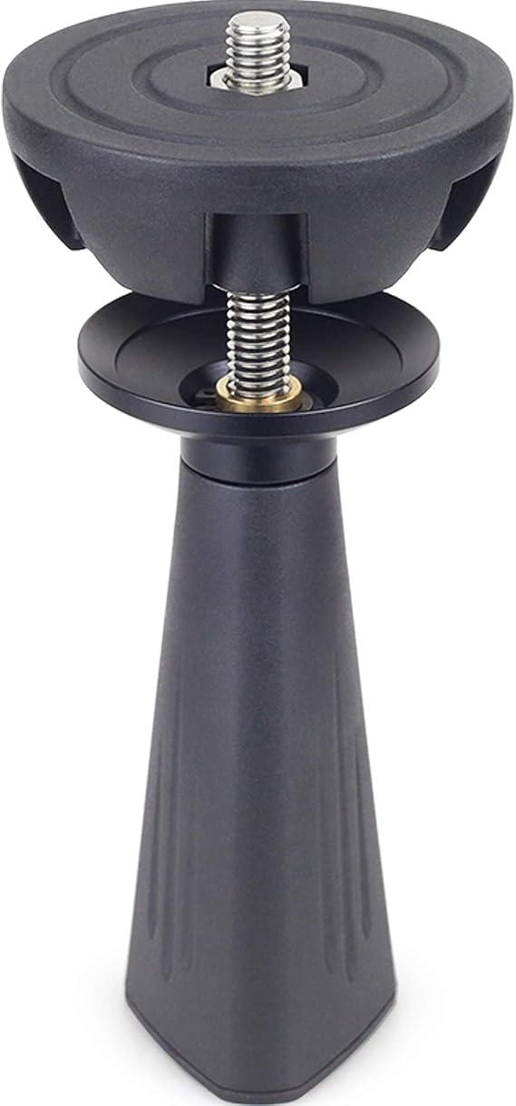 INNOREL 2.95in/75mm Universal Bowl Adapter, CNC Aluminum Alloy Metal Half Ball Bowl Leveler Adapter Convert Video Bowl with 3/8 in Screw Mount on Tripods and Fluid Head for INNOREL RT90C/LT364C/LT324C