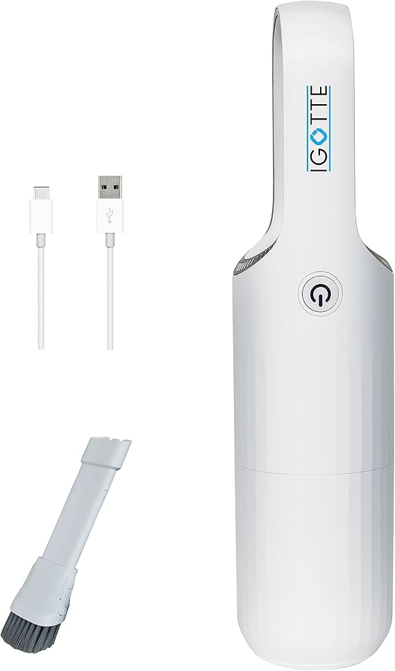 Cordless Handheld Vacuum, 15000Pa, USB-C, Car Home & Pet Hair