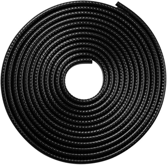Garneck Car Door Edge Guards Rubber U Shape Edge Trim Seal Strips Protector Car Door Edge Protection for Car Auto Vehicle 10M