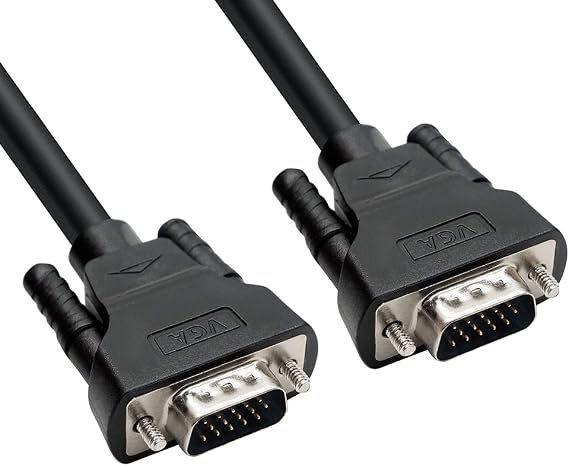 DTECH 5 Feet VGA to VGA Cable for Computer Monitor Projector 1080p High Resolution (1.5m)