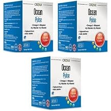Orzax Ocean Pulse Balık Yağı 30 Kapsül 3 Adet, Omega 3, K2 ve D3 Vitamini