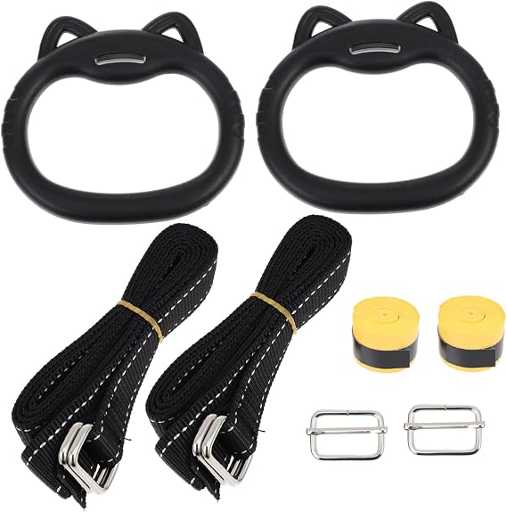 Fitness Ring for Home Gym Pull up Ring Gym Handles for Cables Boys and Girls Gymnastics Equipment