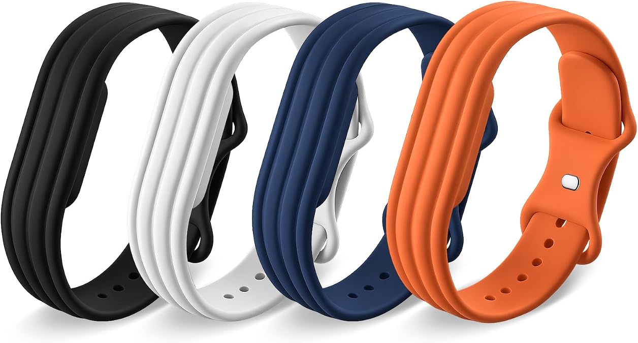 4 Pack Active Band Compatible with Google Fitbit Air Band