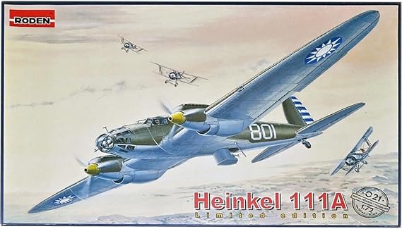 Roden Heinkel He 111A German Bomber Airplane Model Kit