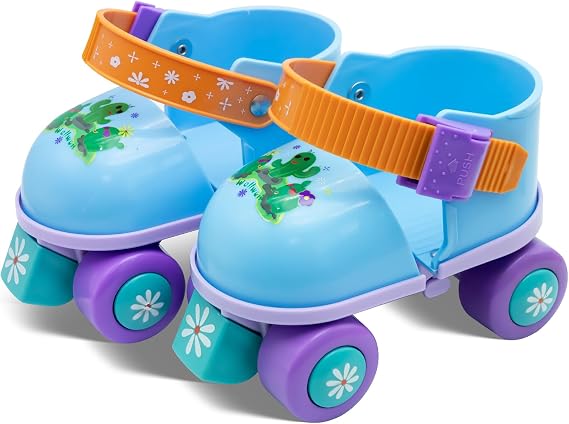 Kids Roller Skate for Girls Boys Ages 2-5 Years Old, Adjustable Toddler Rollerskates, Children Beginner Roller Skate RS209