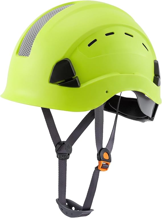 LOHASPRO Hard Hats Construction Worker OSHA Hardhat ANSI Z89.1 Approved for Men Women Adult Vented Safety Helmet Arborist Rescue Climbing Tree Work Casco De Construccion