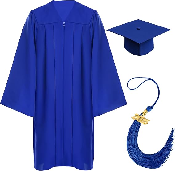 Kindergarten Graduation Cap and Gown Set with 2026 Charms Tassel Graduations Cap and Gown for Kid Preschool