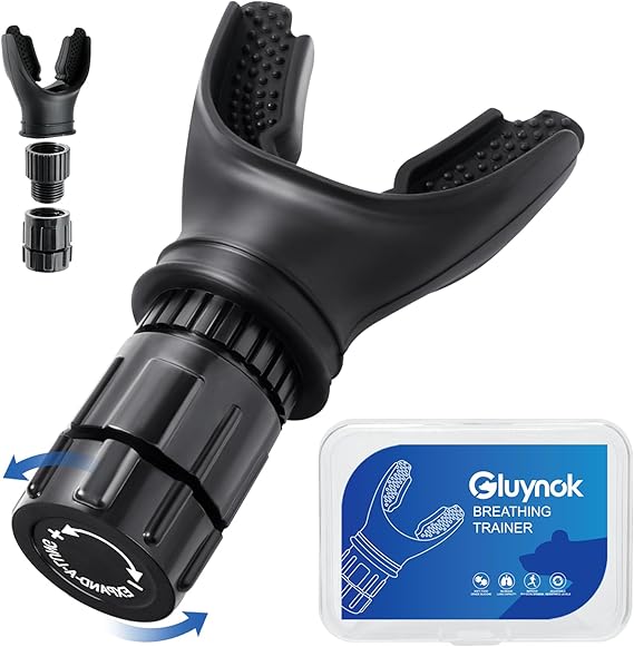 Portable Respiratory Trainer-Exercise Device. Respiratory Muscle Training |Improve Breathing Capacity | Easy to Clean| Adjustable Resistance, Adjustable to Different Fitness Needs