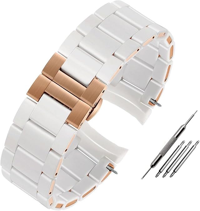 Silicone Rubber Watchband For AR5890 AR5889 AR5858 AR5920 AR5868 AR8023 Man 23mm Woman 20mm Steel In Rubber Watch Band Bracelet